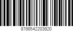 Código de barras (EAN, GTIN, SKU, ISBN): '9788542203820'