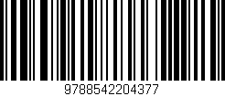Código de barras (EAN, GTIN, SKU, ISBN): '9788542204377'