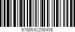 Código de barras (EAN, GTIN, SKU, ISBN): '9788542206456'