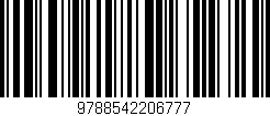 Código de barras (EAN, GTIN, SKU, ISBN): '9788542206777'