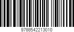 Código de barras (EAN, GTIN, SKU, ISBN): '9788542213010'