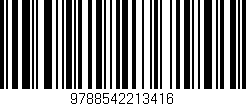 Código de barras (EAN, GTIN, SKU, ISBN): '9788542213416'
