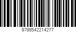 Código de barras (EAN, GTIN, SKU, ISBN): '9788542214277'