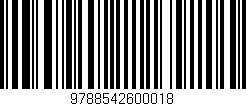 Código de barras (EAN, GTIN, SKU, ISBN): '9788542600018'