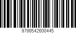 Código de barras (EAN, GTIN, SKU, ISBN): '9788542600445'