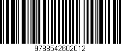 Código de barras (EAN, GTIN, SKU, ISBN): '9788542602012'