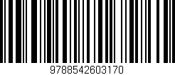 Código de barras (EAN, GTIN, SKU, ISBN): '9788542603170'