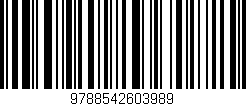 Código de barras (EAN, GTIN, SKU, ISBN): '9788542603989'