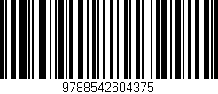 Código de barras (EAN, GTIN, SKU, ISBN): '9788542604375'