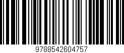 Código de barras (EAN, GTIN, SKU, ISBN): '9788542604757'