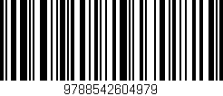 Código de barras (EAN, GTIN, SKU, ISBN): '9788542604979'