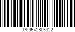 Código de barras (EAN, GTIN, SKU, ISBN): '9788542605822'