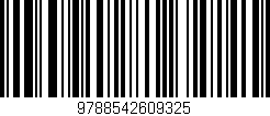 Código de barras (EAN, GTIN, SKU, ISBN): '9788542609325'