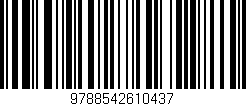 Código de barras (EAN, GTIN, SKU, ISBN): '9788542610437'