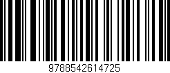 Código de barras (EAN, GTIN, SKU, ISBN): '9788542614725'