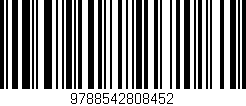 Código de barras (EAN, GTIN, SKU, ISBN): '9788542808452'