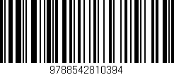 Código de barras (EAN, GTIN, SKU, ISBN): '9788542810394'