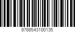 Código de barras (EAN, GTIN, SKU, ISBN): '9788543100135'