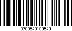 Código de barras (EAN, GTIN, SKU, ISBN): '9788543103549'