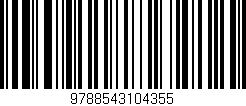 Código de barras (EAN, GTIN, SKU, ISBN): '9788543104355'
