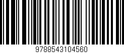 Código de barras (EAN, GTIN, SKU, ISBN): '9788543104560'