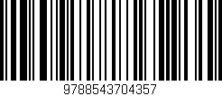 Código de barras (EAN, GTIN, SKU, ISBN): '9788543704357'