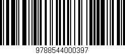 Código de barras (EAN, GTIN, SKU, ISBN): '9788544000397'