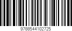 Código de barras (EAN, GTIN, SKU, ISBN): '9788544102725'