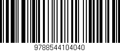 Código de barras (EAN, GTIN, SKU, ISBN): '9788544104040'