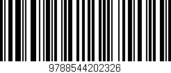 Código de barras (EAN, GTIN, SKU, ISBN): '9788544202326'