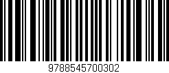 Código de barras (EAN, GTIN, SKU, ISBN): '9788545700302'