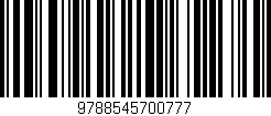 Código de barras (EAN, GTIN, SKU, ISBN): '9788545700777'