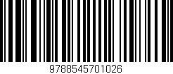 Código de barras (EAN, GTIN, SKU, ISBN): '9788545701026'