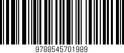 Código de barras (EAN, GTIN, SKU, ISBN): '9788545701989'