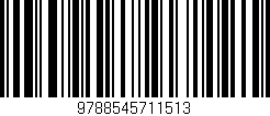 Código de barras (EAN, GTIN, SKU, ISBN): '9788545711513'