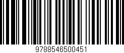 Código de barras (EAN, GTIN, SKU, ISBN): '9788546500451'