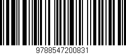 Código de barras (EAN, GTIN, SKU, ISBN): '9788547200831'