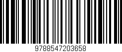 Código de barras (EAN, GTIN, SKU, ISBN): '9788547203658'