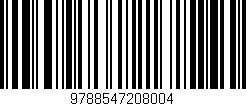 Código de barras (EAN, GTIN, SKU, ISBN): '9788547208004'