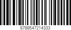 Código de barras (EAN, GTIN, SKU, ISBN): '9788547214333'