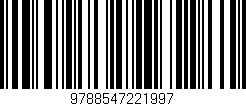 Código de barras (EAN, GTIN, SKU, ISBN): '9788547221997'