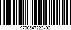 Código de barras (EAN, GTIN, SKU, ISBN): '9788547222482'