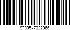 Código de barras (EAN, GTIN, SKU, ISBN): '9788547322366'