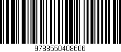 Código de barras (EAN, GTIN, SKU, ISBN): '9788550408606'