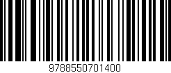 Código de barras (EAN, GTIN, SKU, ISBN): '9788550701400'