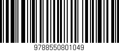 Código de barras (EAN, GTIN, SKU, ISBN): '9788550801049'