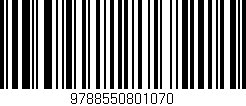 Código de barras (EAN, GTIN, SKU, ISBN): '9788550801070'