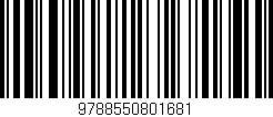 Código de barras (EAN, GTIN, SKU, ISBN): '9788550801681'