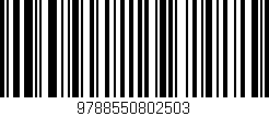 Código de barras (EAN, GTIN, SKU, ISBN): '9788550802503'