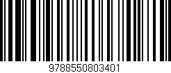 Código de barras (EAN, GTIN, SKU, ISBN): '9788550803401'